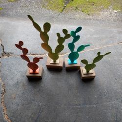 Cactus Decor 4 Pieces 