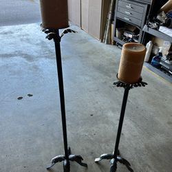 Pair Of Candle Holders 