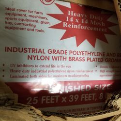 HD Silver TARP 25 Foot X 39.8 Foot