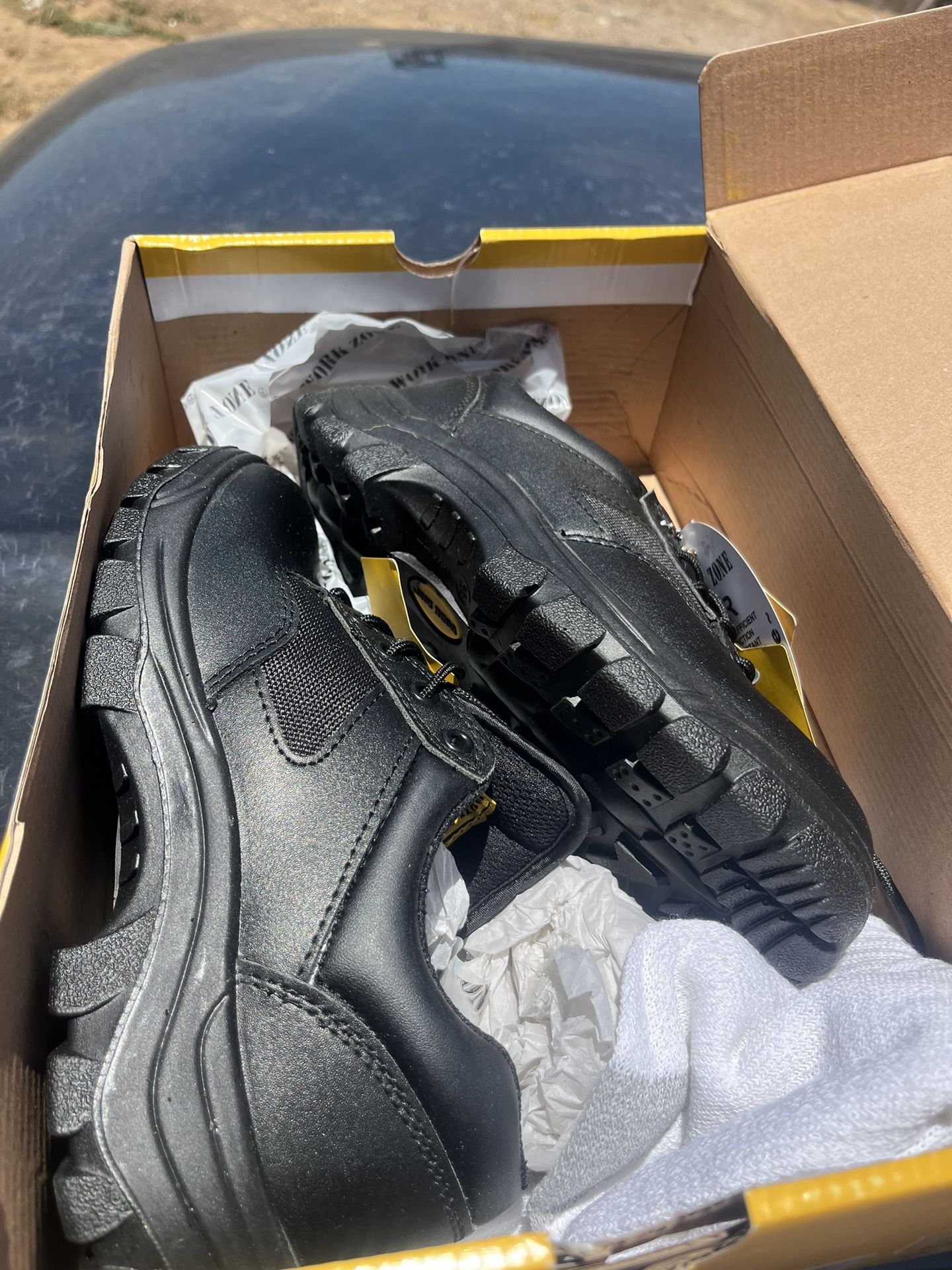 Work Zone Steel Toe Boots