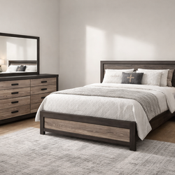 Ashley Queen Bedroom Set – Bed, Dresser w/ Mirror & Nightstand