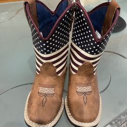 Toddler America Flag Cowboy Boots 