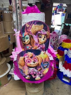 Sky from paw patrol pastel piñata