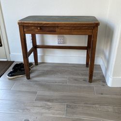 Antique Student Desk Or Accent Table