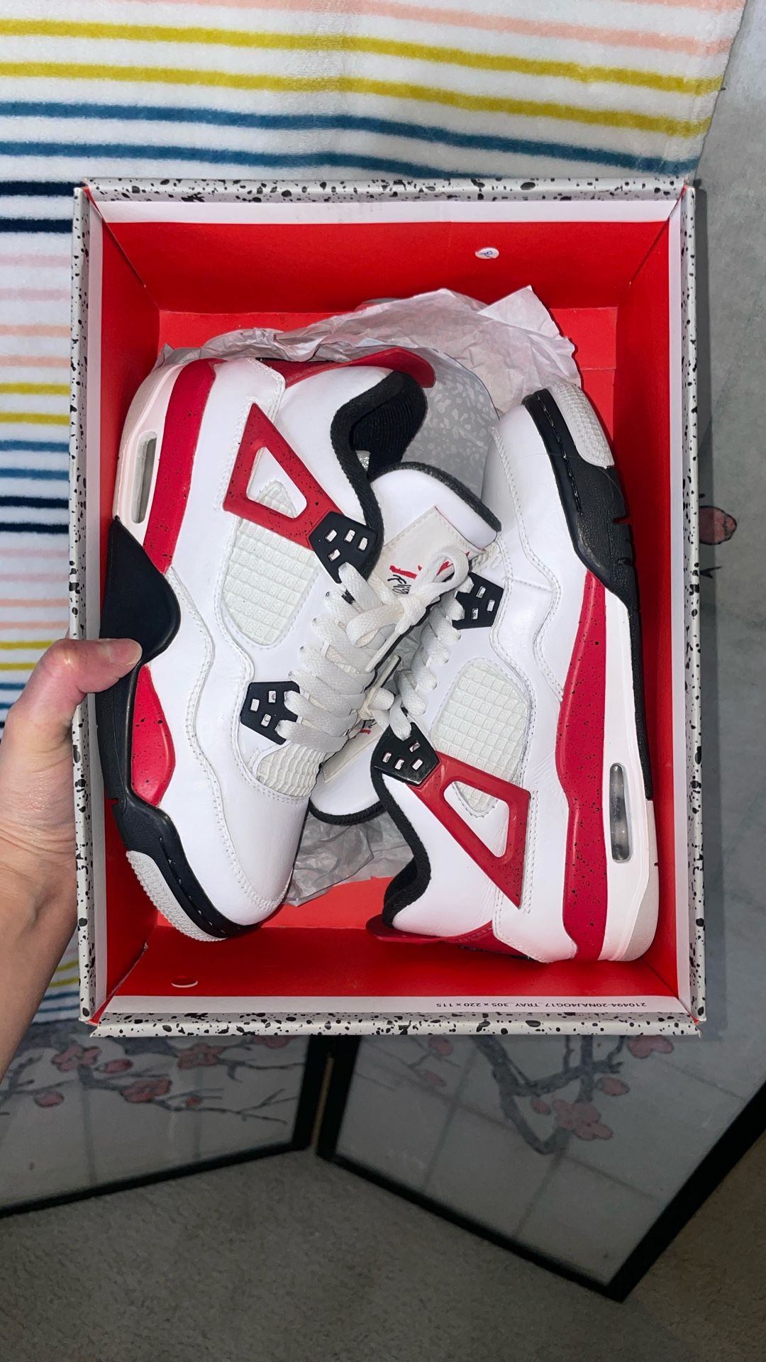 Jordan 4 Retro Red cement 4Y