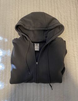 grey russell athletic hoodie
