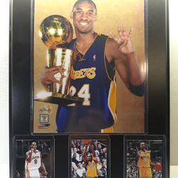 Kobe Bryant 4th Championship Plaque 