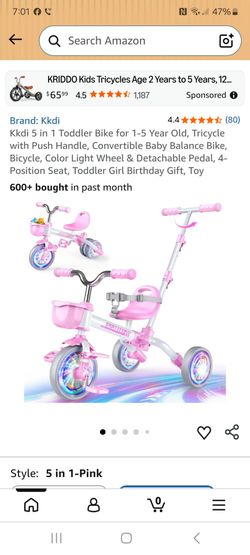 5 in 1 toddler bike for 1-5yrs new in box pick up in pomona $50