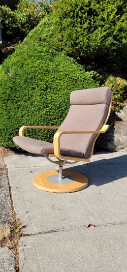 Rare vintage ikea Poang Swivel chair