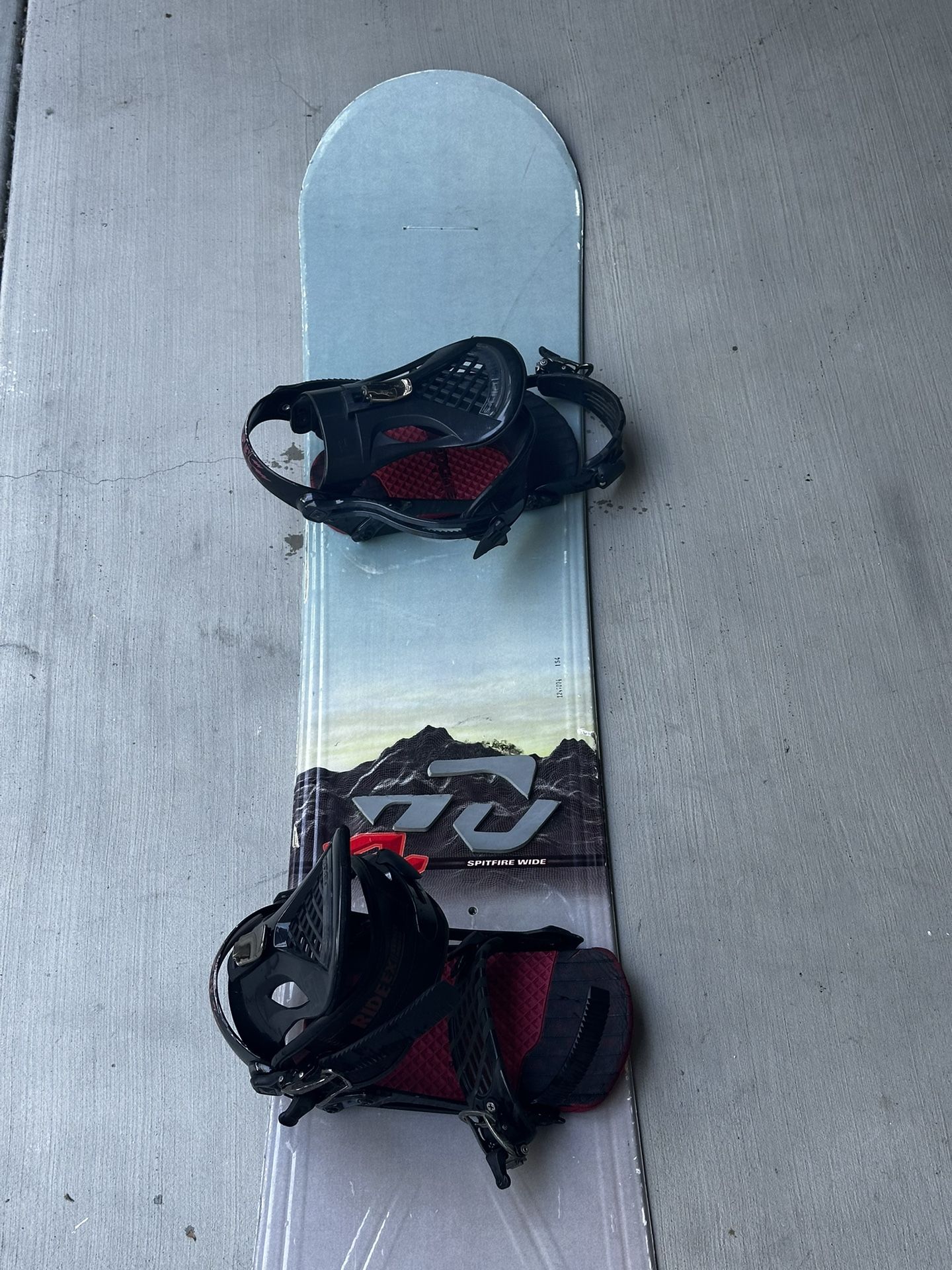 K2 Spitfire Wide With Bindings Snowboard