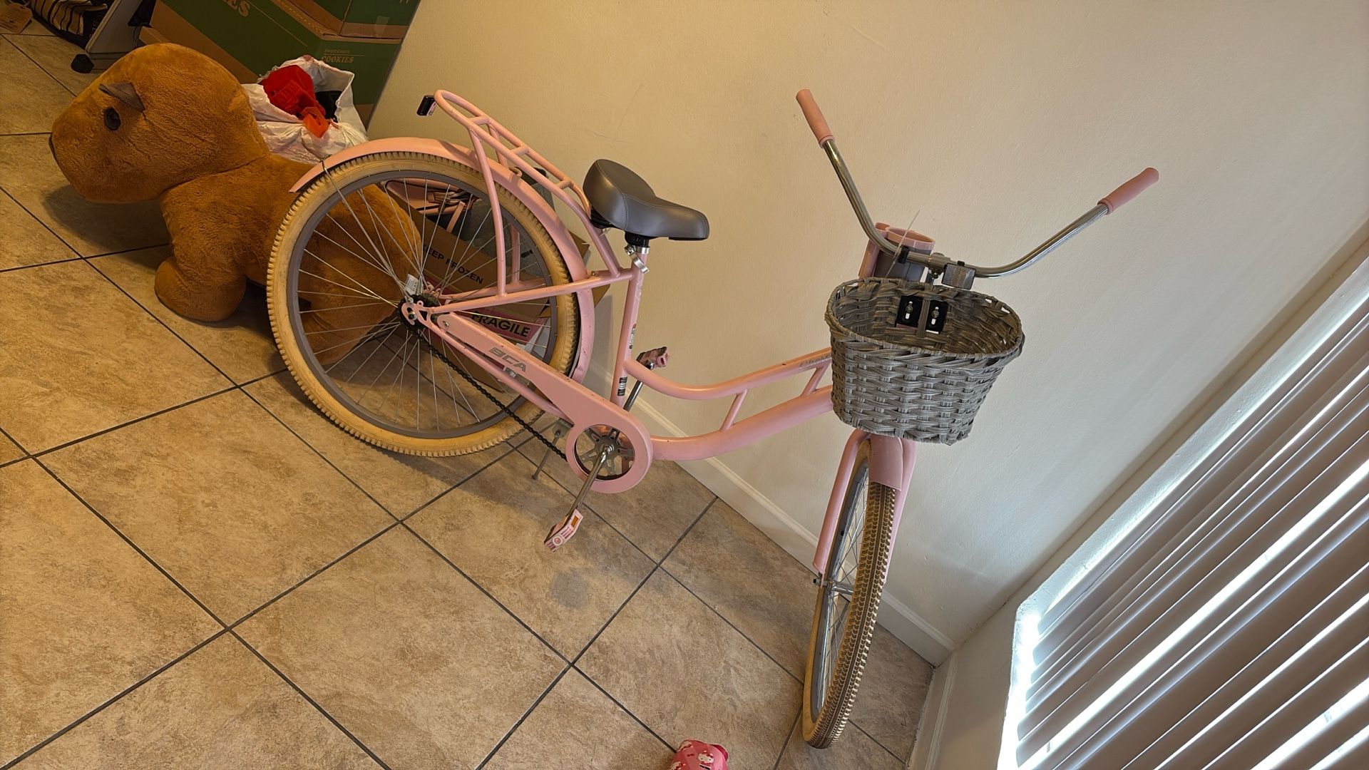 Pink 26in Cruiser Bike