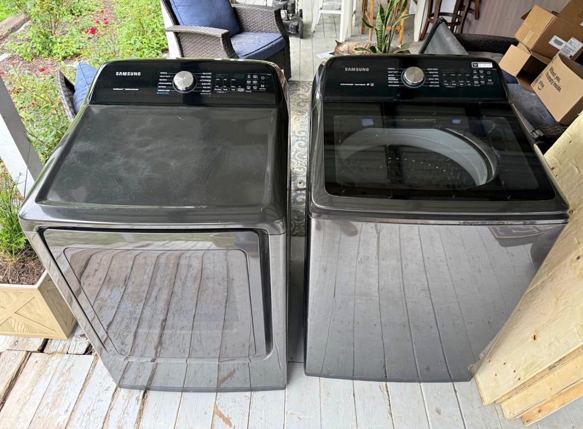 Samsung washer and dryer