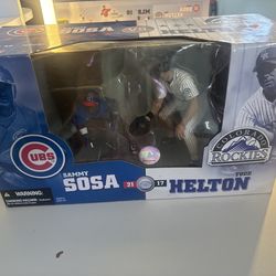 Sammy Sosa vs Todd Helton McFarlane MLB Deluxe Boxed Set