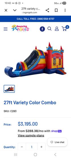 bounce house combo