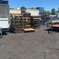 Free Pallets Or Skids and wood Whatever You Call Them