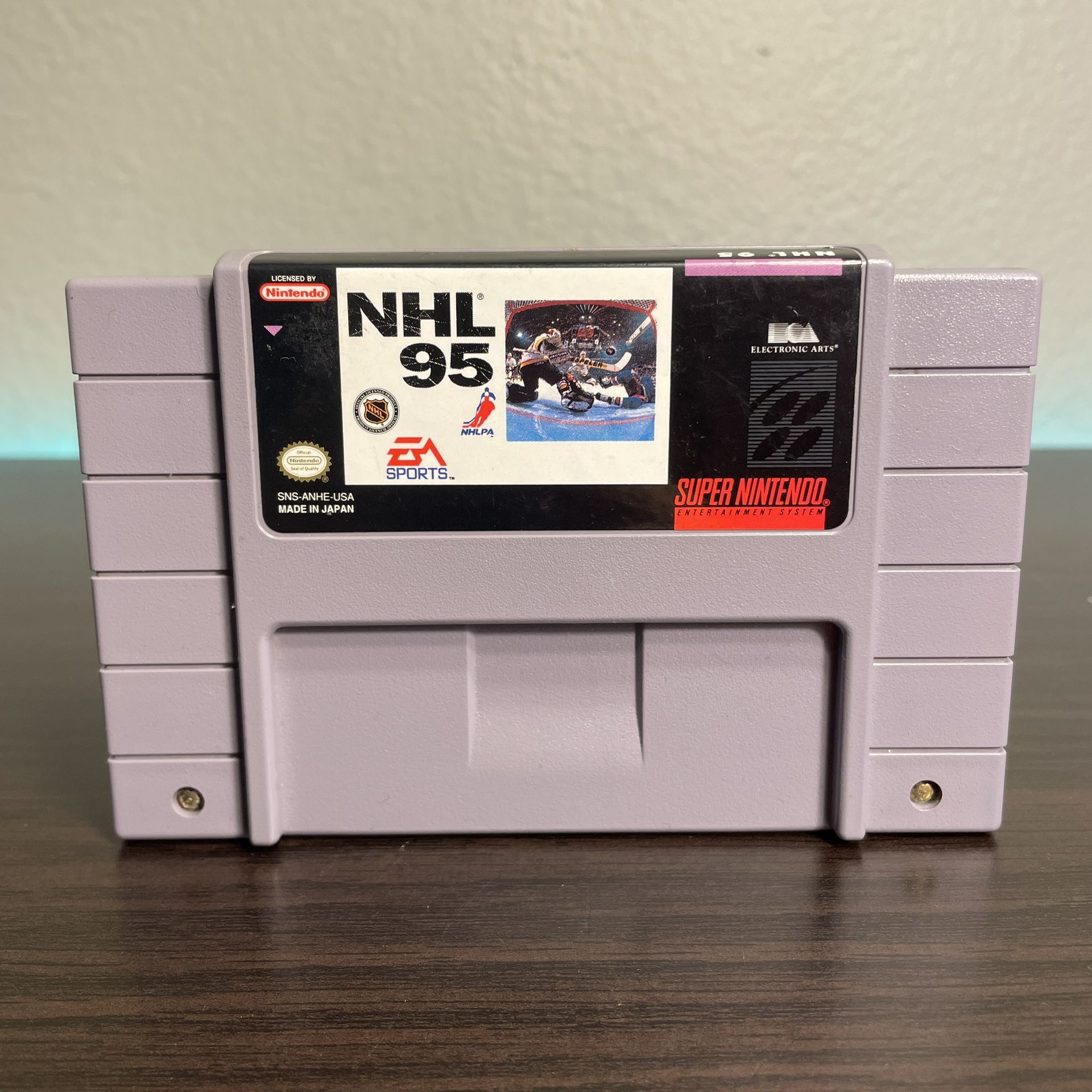 NHL 95 (Super Nintendo Entertainment System, 1994) - GAME ONLY Cartridge Tested
