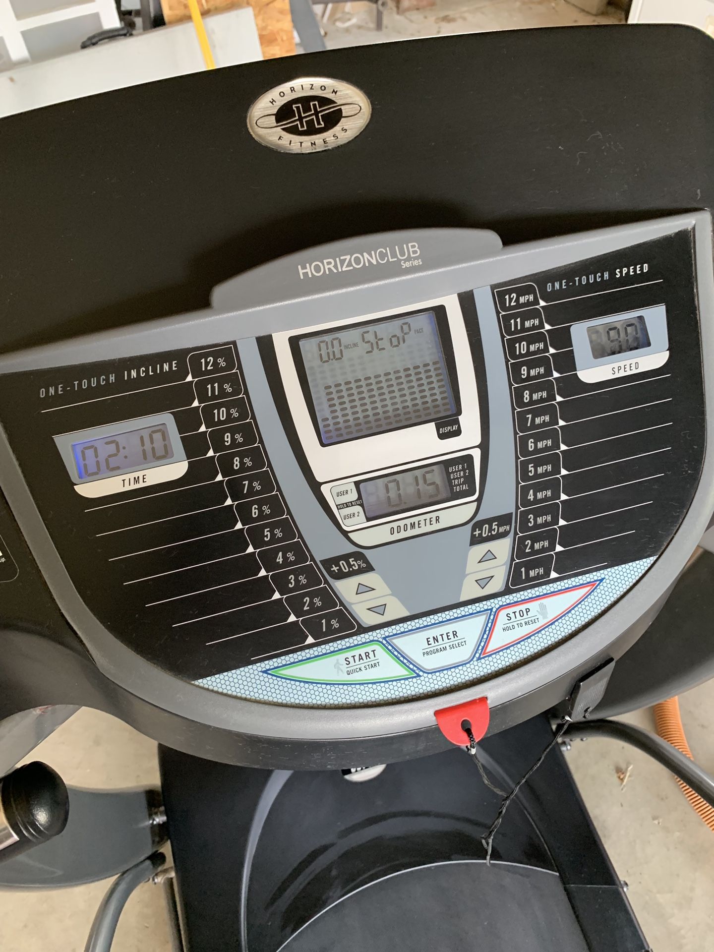 Horizon club CST 4.5 treadmill