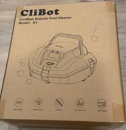 NEW CliBot S1 Cordless Robotic Pool Cleaner