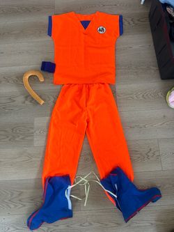 Dragon Ball Goku Costume – Complete Set + Tail + Arm cover + Boot Covers