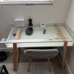 Desk and chair