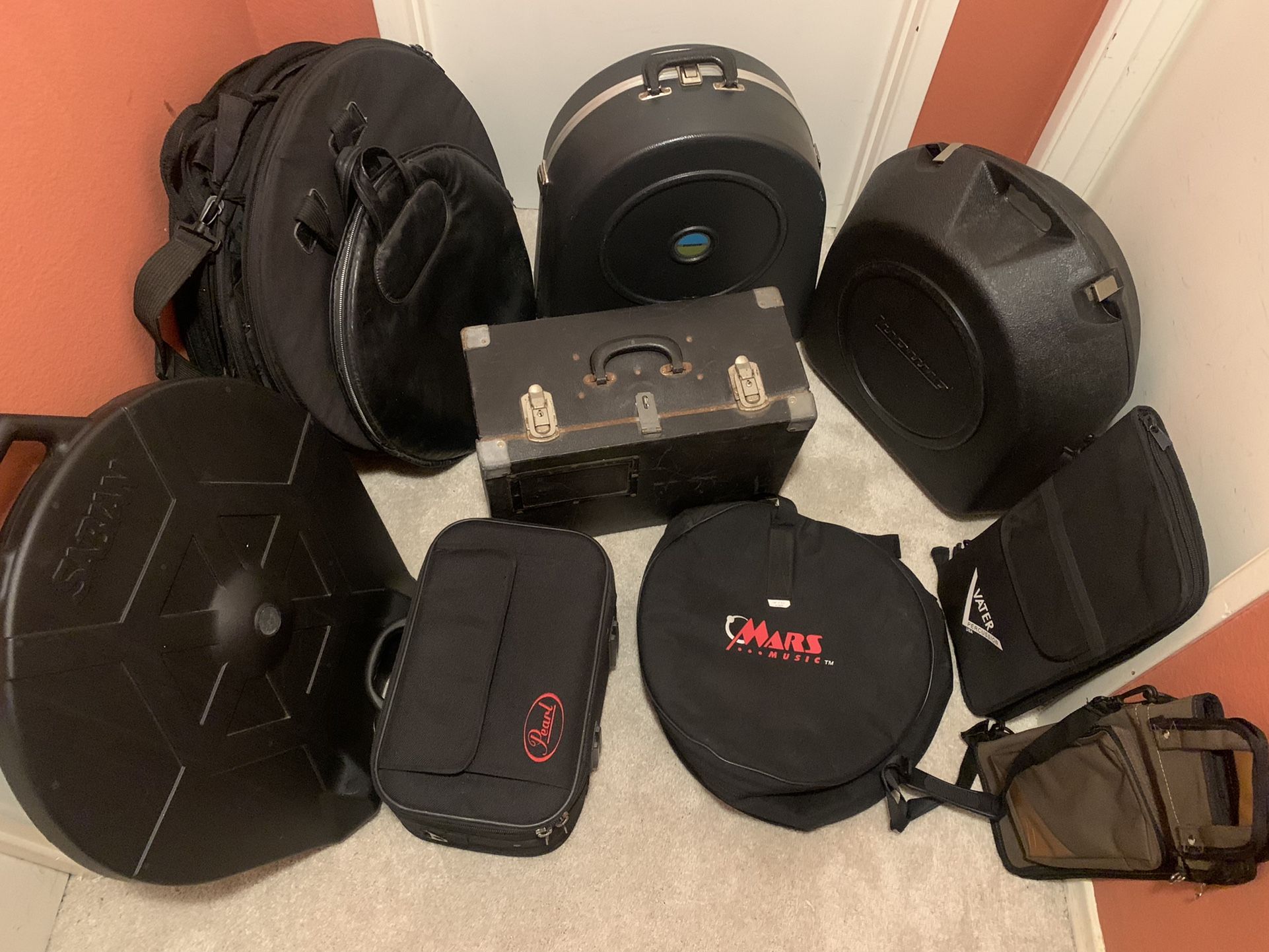 Bags and Cases For Drum Set Stuff, See Description 