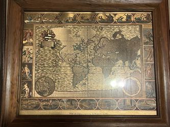 Nova Totius Terrarum Orbis Geographica ac Hydrographica Tabula" map 