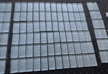 13”x13 1/2 Sheet Glass Tile