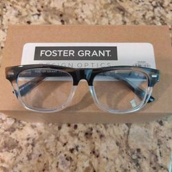Design Optics by Foster Grant #818 Square Way Style Reading Glasses