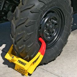 Trimax TCL65 Wheel Chock Lock , Yellow/Red,