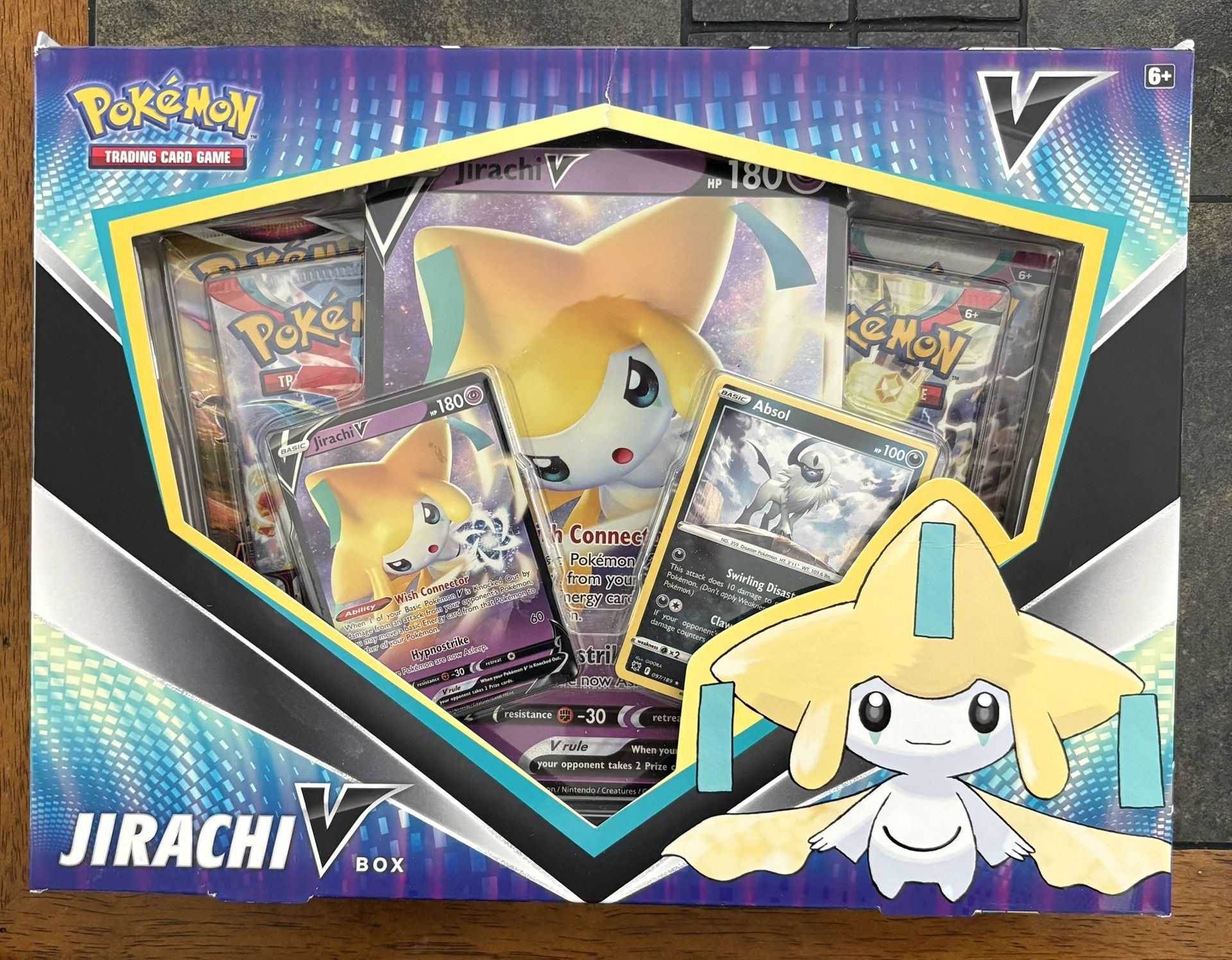 🌟 Jirachi V Pokémon Box – Legendary Power & Rare Cards! 🔥✨