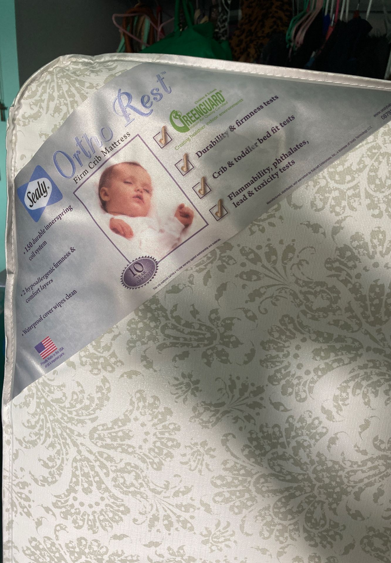 Crib mattress used once