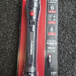 7k Lumens Rechargeable Flashlight.