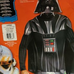 Darth BADER Large Custom, MASK AND UPPER SHIRT/CAPE