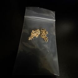 14k Gold Nugget earrings 