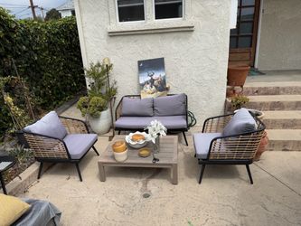 3-Piece Outdoor Patio Conversation Set
