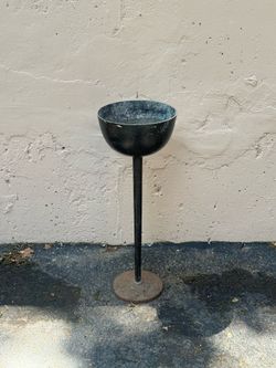 Mid Century Modern Cast Iron Planter