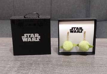 Disney Parks Grogu Pom-Pom Earrings