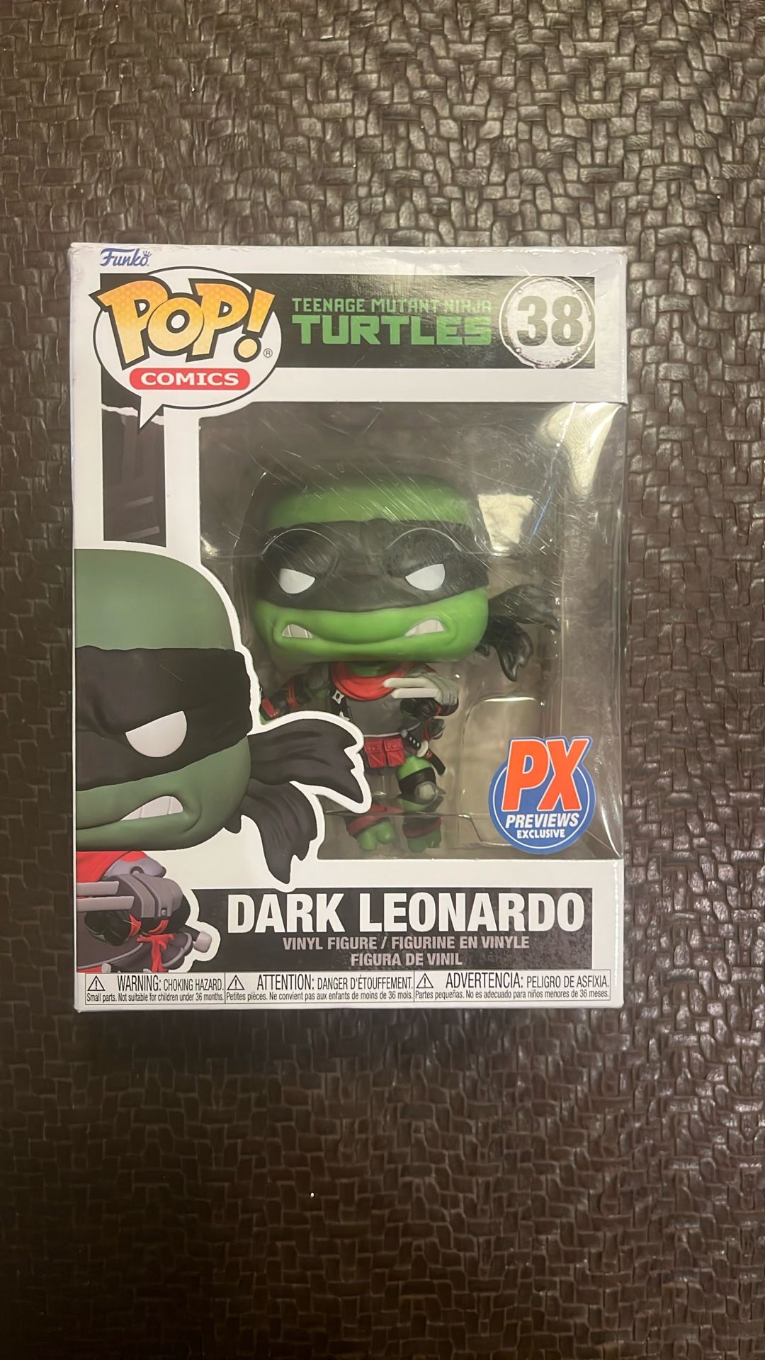Dark Leonardo Diamond Comics Funko Pop! Vinyl Teenage Mutant Ninja Turtles
