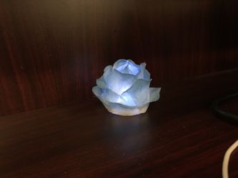 LED Rose Flickering Candle