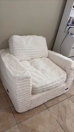 White sofa chair