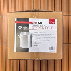 Winco Aluminum 20 Quart Stock Pot $