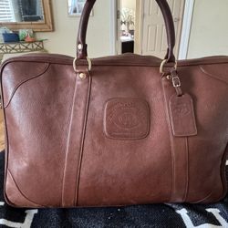 Vintage Ghurka185 Steward | Chestnut Vintage Leather 38 Suitcase CarryOn Luggage