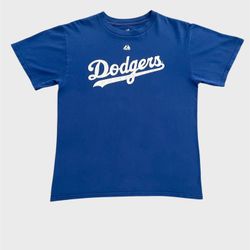Yasiel Puig Los Angeles Dodgers vintage blue jersey style majestic T shirt Size Your XL
