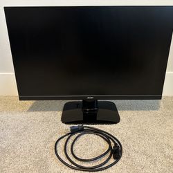 Acer KA272bi 27” IPS Monitor – Like New, Open Box