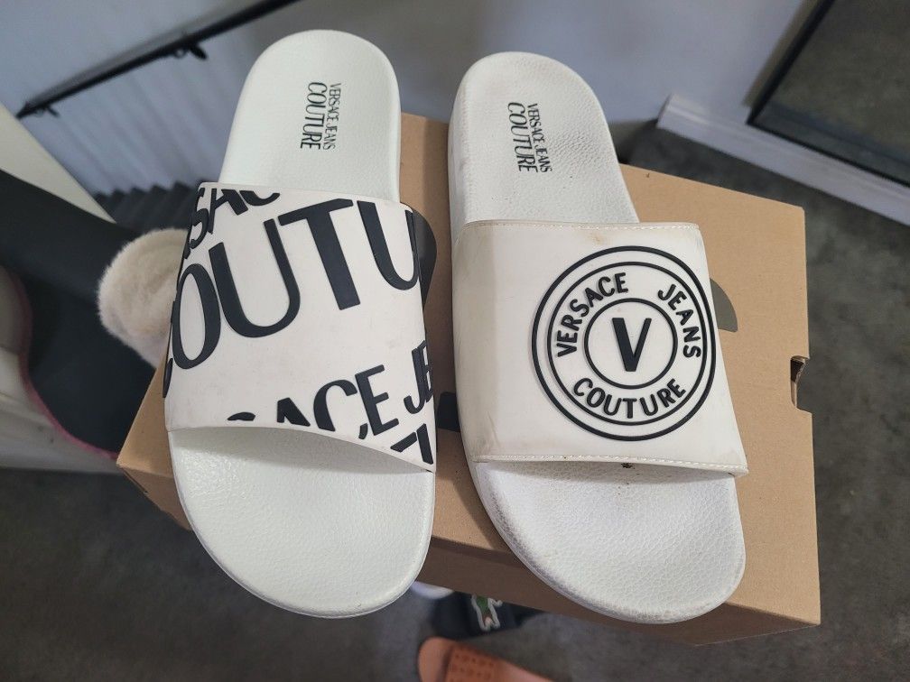 Sandals/slides Boss, Versace Couture, Lacoste, MCM, Vince