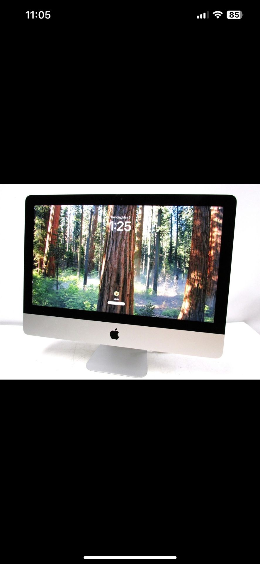 2019 Apple iMac 4K 21”- i7 3.2, 32 GB memory 1TB fusion SSD, 2GB graphics card in a great condition