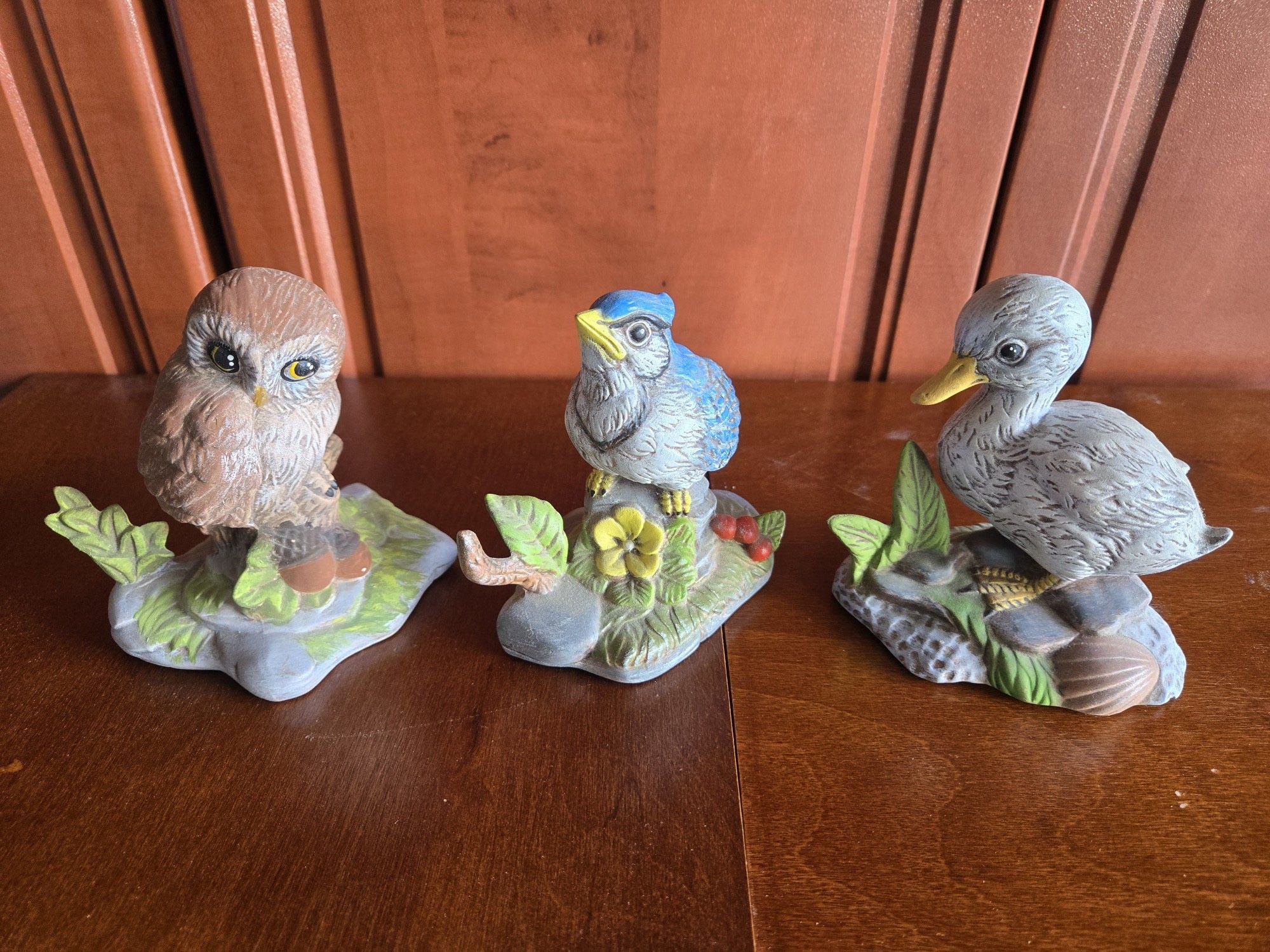Ceramic Bird Set… Hand Painted