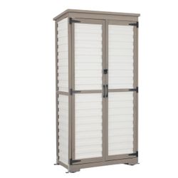 Large (65 ″ Tall) Outdoor Storage Cabinet with Dual-Zone Shelves - GF32