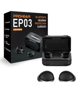 PROHEAR EP03 Bluetooth Hearing Protection Earbuds -OSHA 25dB NRR