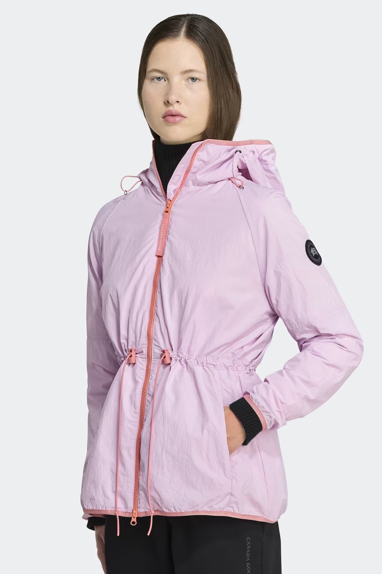 Canada Goose Lundell Lite Jacket Black Label Sunset Pink Size Small